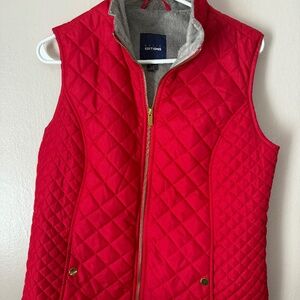 Red - Fleece Lined vest